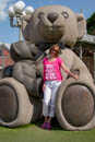 Linda finds comfort at Teddy Bear Park in Stillwater.