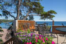 Roof terrace bar in Grand Marais, again over Lake Superior.